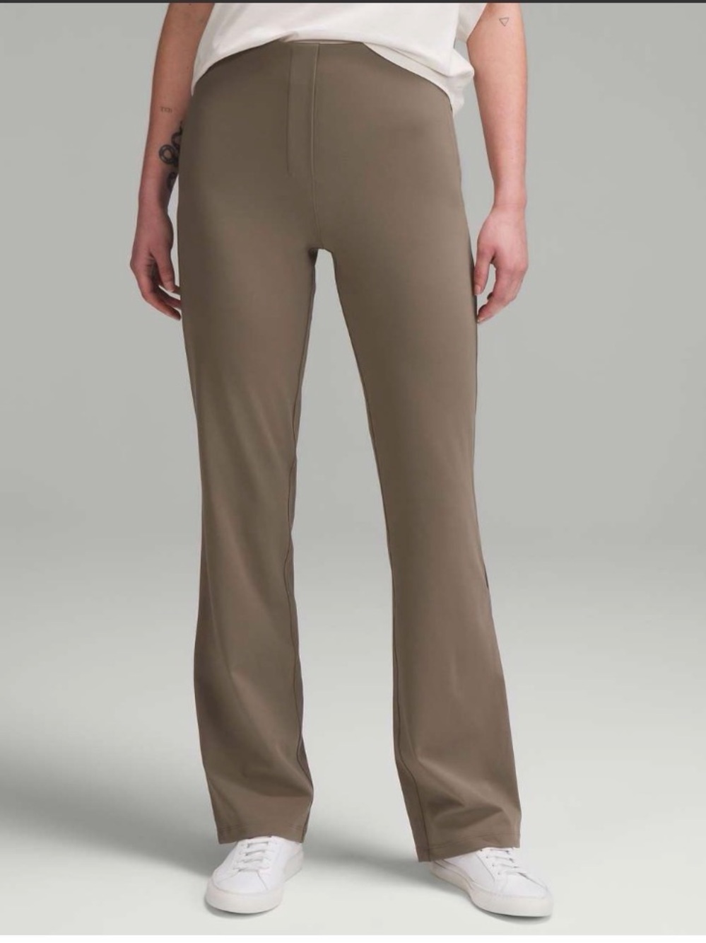 Lululemon Athletica Smooth Fit Pull-On High-Rise pants Nomad Brown Pants 10